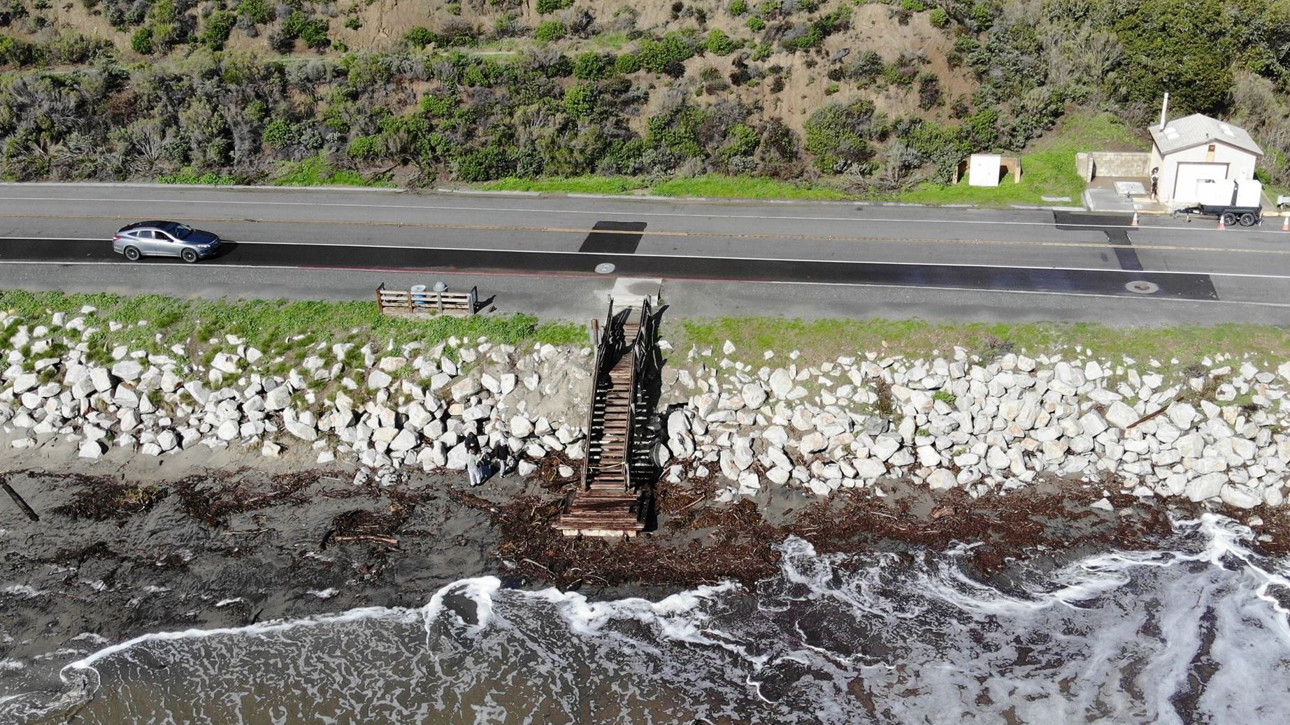 OPB Stairs Post-Storm Jan 2023